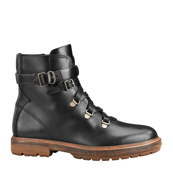 New Timberland Riley Flair Hiker Full Grain Leather Ankle Boot 8 - Picture 3 of 10